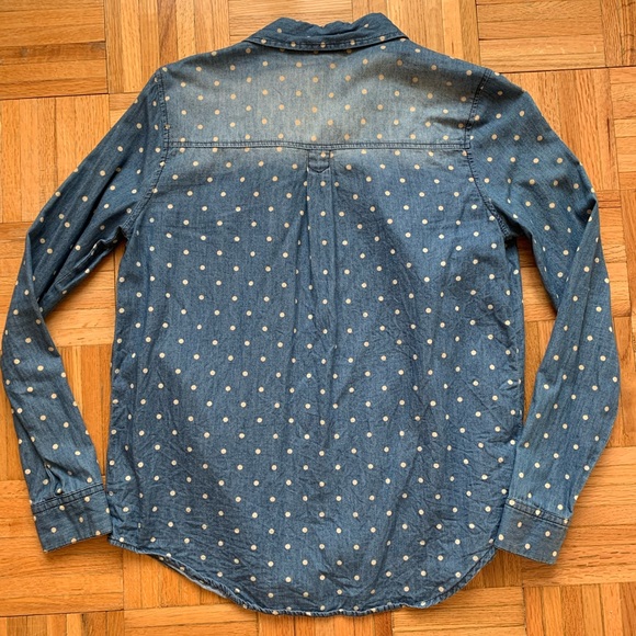 Polka dots jean shirt - Picture 2 of 4